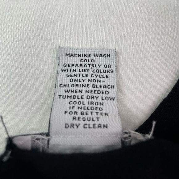 Carmen Marc Valvo Floral Black and Blue Sheer Layer Dress Size XL - Picture 7 of 10